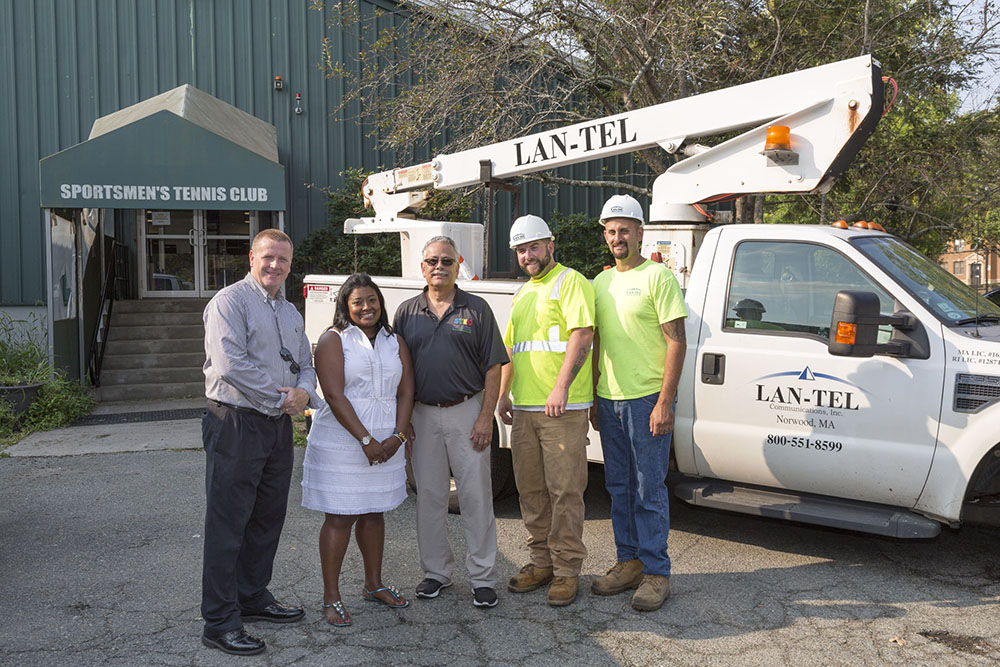 LAN-TEL Communications installs pro bono security system at Sportsmen’s Tennis and Enrichment Center