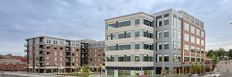 Project of the Month: The Architectural Team designs 176,000 s/f mixed-use complex in Haverhill, Mass. known as Harbor Place