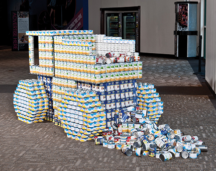 Canstruction Rhode Island exhibit to run March 12-25 in Providence