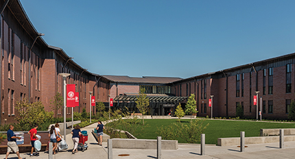 Centerbrook Architects completes 87,000 s/f residence hall at Sacred Heart University