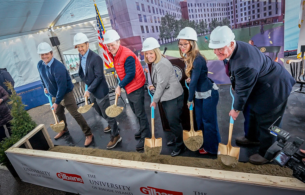 University of Rhode Island and Gilbane break ground on new Kingston campus student housing - 1,100 b...