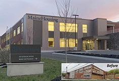 Landry/French nears completion of MaineHousing’s 65,000 s/f new headquarters; design by Harriman