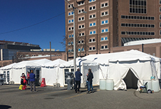 McDonald Electrical powers Boston Healthcare for the Homeless Program temporary medical sites