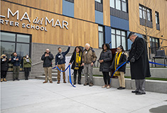 Dellbrook|JKS celebrated the ribbon cutting of Alma del Mar Charter School’s Frederick Douglass Campus