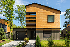 RODE Architects completes Boston’s first internationally certified Passive House single-family homes known as Brucewood Homes