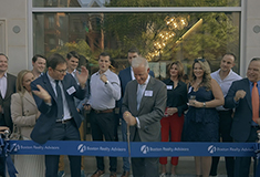 Boston Realty Advisors and Advisors Living open office on Newbury Street