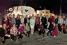 The National Association of Women in Construction VT chapter celebrates first annual installation holiday party