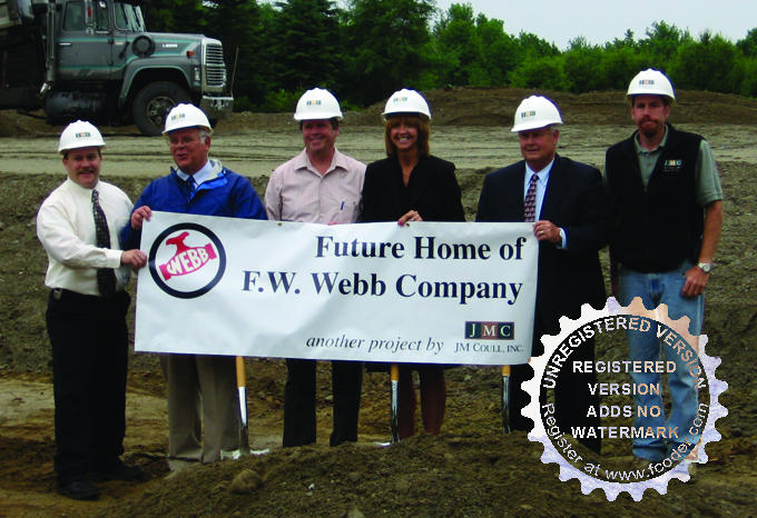 J M Coull Breaks Ground On 45 000 S F F W Webb Distribution Center Nerej