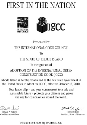 R.I. first in nation to adopt International Green Construction Code ...