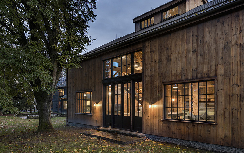 Catherine Truman Architects presented with Boston Society of Architects  2020 Residential Design Award for Net Zero Farmhouse and Barn in Deerfield,  MA : NEREJ