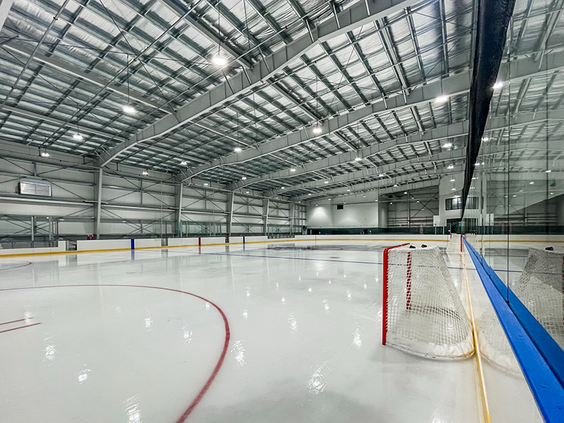 Project of the Month - Integrated Builders <br>nears completion of Lovell  arena in Rockland, Mass. : NEREJ