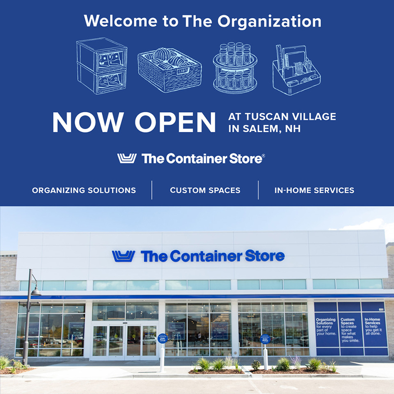 The Container Store announces grand opening date for first