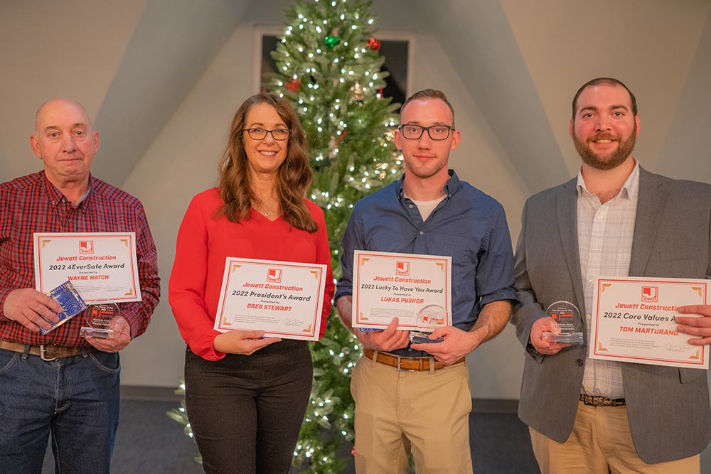 Jewett Construction year-end award winners