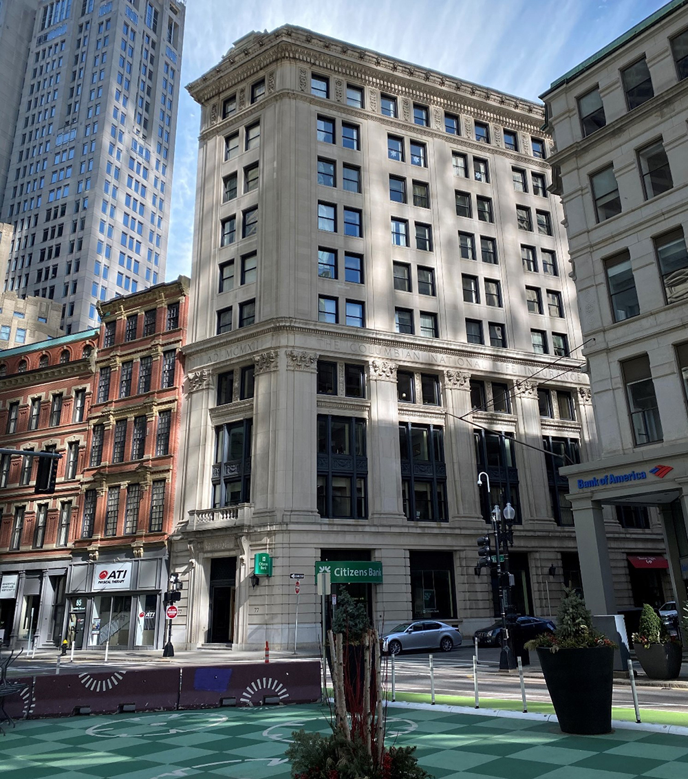 A.W. Perry leases 3,516 s/f to Peck Trial Attorneys at 77 Franklin St. : NEREJ A.W. Perry leases 3,516 s/f to Peck Trial Attorneys at 77 Franklin St. : NEREJ