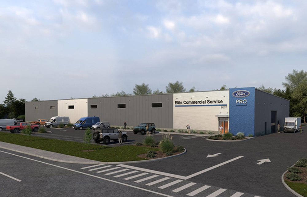 Jewett Construction begins 24,965 s/f design-build project for Best Ford in Nashua
