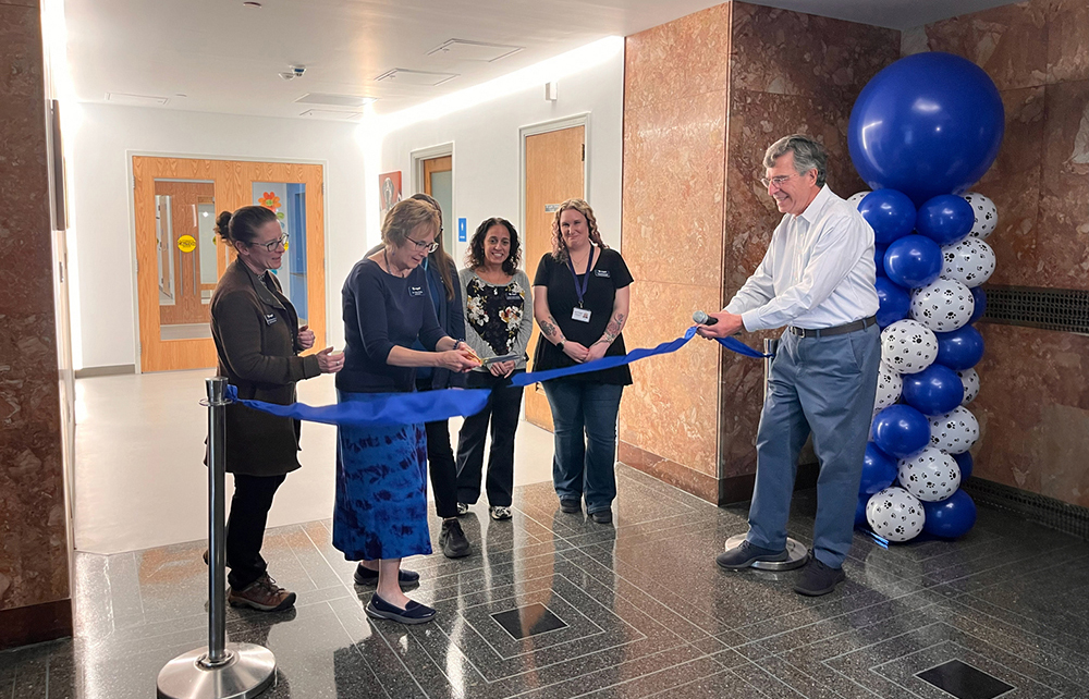 Timberline Construction celebrates completion of MSPCA-Angell’s renovated pathology lab with ribbon cutting