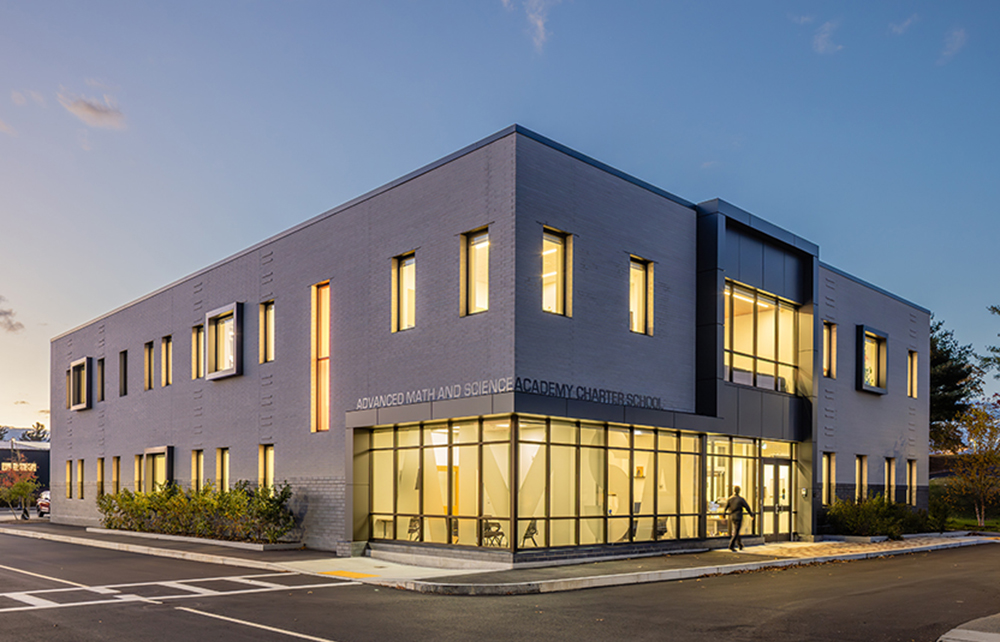 Finegold Alexander Architects completes first new academic building at Advanced Math and Science Academy