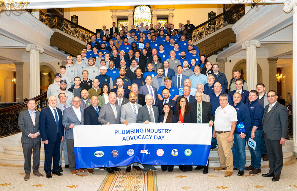 Massachusetts Plumbers and Contractors celebrate World Plumbing Day with Beacon  Hill rally for water conservation and safety