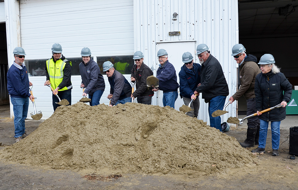 DEW Construction breaks ground on new 7,000 s/f North Hero fire station and 3,000 s/f town garage