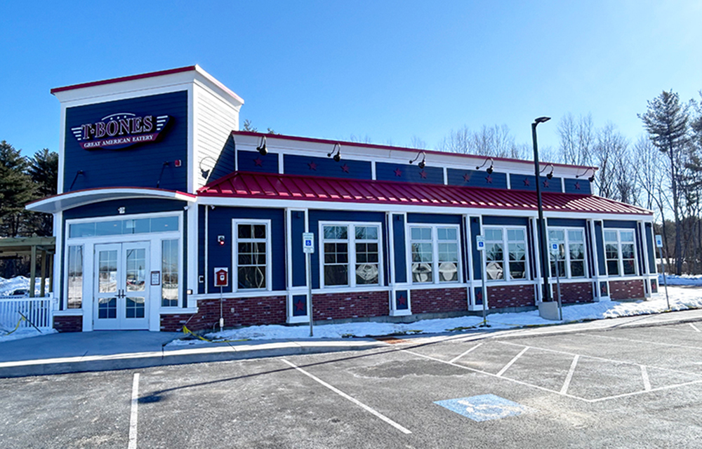 Fulcrum Assocs. partners with Great NH Restaurants for new T-BONES Great American Eatery in Hudson, NH