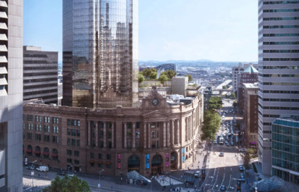 Hines signs Greenberg Traurig, LLP  to a new lease at South Station Tower