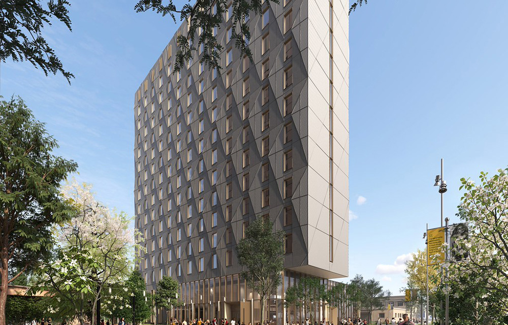 Wentworth Institute of Technology breaks ground on $200 million, 240,450 s/f residence hall