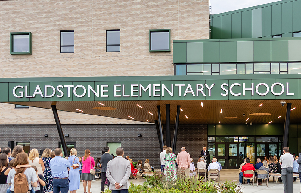 Finegold Alexander Architects celebrates ribbon-cutting for new Gladstone Elementary