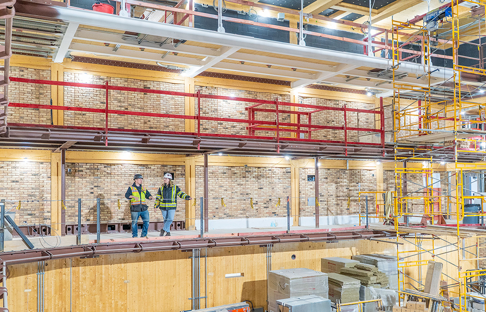 Shawmut advances construction on American Repertory Theater’s new home with integration of reclaimed materials