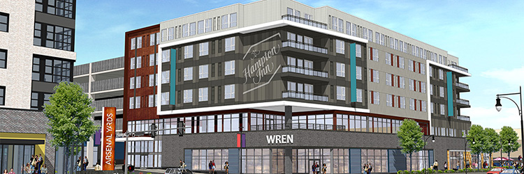 Boylston Properties adds Hampton Inn and Suites by Hilton to Arsenal Yards mixed-use development