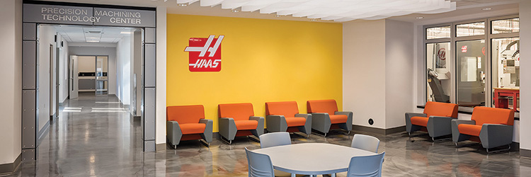 Project of the Month: Harriman designs 8,000 s/f Gene Haas Precision Machine Technology Center for CMCC