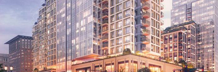 Cottonwood Group and John Moriarty & Associates celebrate topping off of 133 Seaport - the first condominium tower at EchelonSeaport
