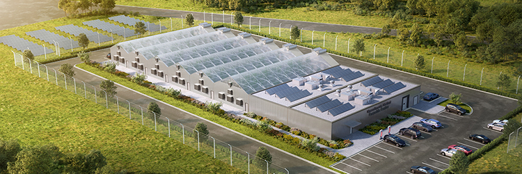 AmeriCann releases designs for new 345,000 s/f building at its 52-acre Massachusetts Medical Cannabis Center