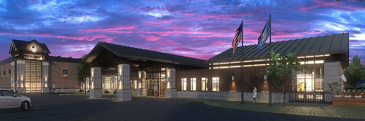QA+M Architecture commissioned to design 30,000 s/f Windham community and senior center