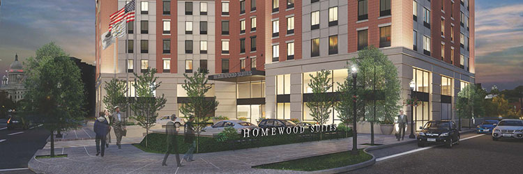 First Bristol Corporation and Paolino Properties near completion on $30 million Homewood Suites by Hilton “All-Suites” Hotel