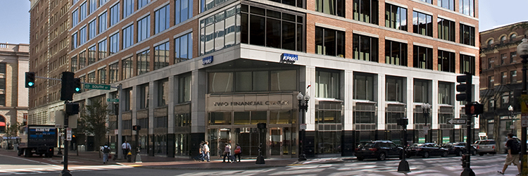 Millers and Moore of Lincoln Property Co. Boston sign 120,500 s/f lease renewal to KPMG at Two Financial Center
