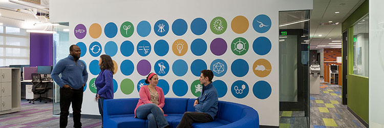 Project of the Month: R. E. Dinneen Architects & Planners designs new 40,000 s/f space for Addgene’s expansion