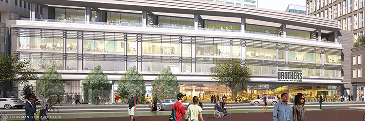 Roche Bros. opens 5<sup>th</sup> Brothers Marketplace store - 12,000 s/f store located at One Broadway in Kendall Sq., Cambridge