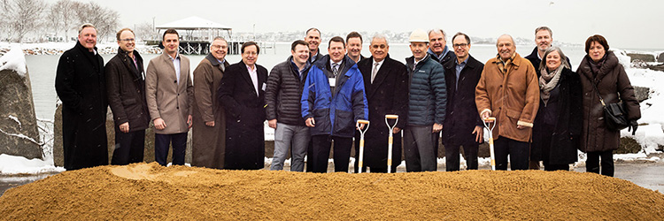  Lynn Redevelopment LLC, an affiliate of The Dolben Company, Inc., and Minco Development Corp. breaks ground on Breakwater North Harbor