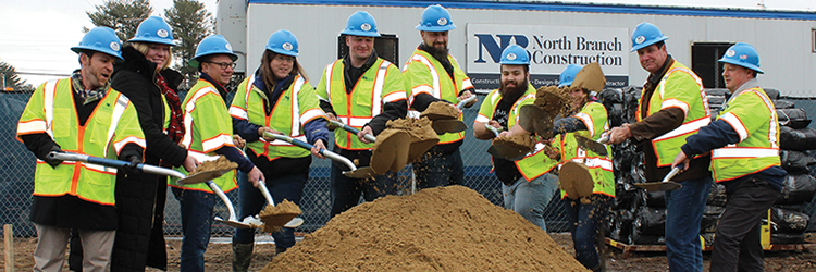 North Branch Construction breaks ground at White Birch Armory Shooting ...