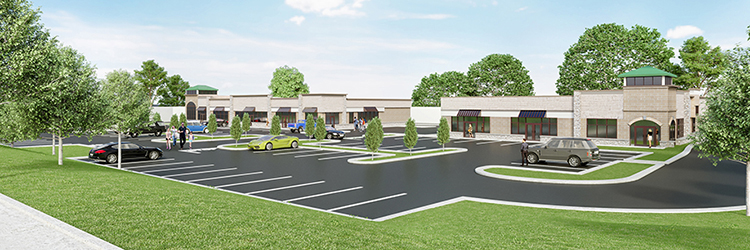 Project of the Month: Flagstone Crossing - The Lannan Company’s new 17,900 s/f retail plaza to be built in Hudson, NH