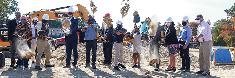 Dellbrook|JKS breaks ground at Alma del Mar Frederick Douglass - the architects of the project is Arrowstreet