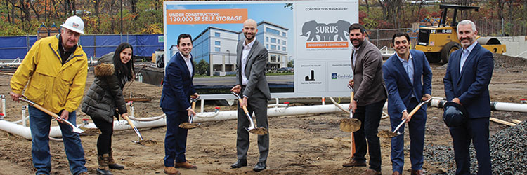 Surus Development & Construction, LLC breaks ground on 120,000 s/f self-storage facility for Jumbo Capital Management, LLC