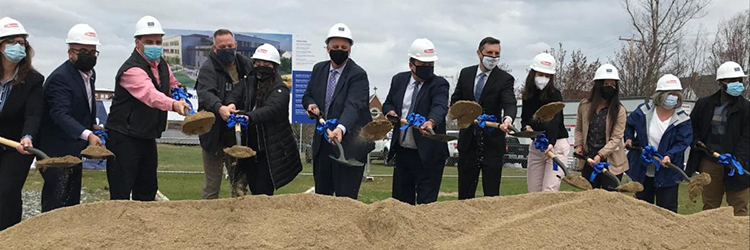 City of Pawtucket breaks ground for rebuild of Henry J. Winters Elementary School -  demolition of the school began in June of 2020
