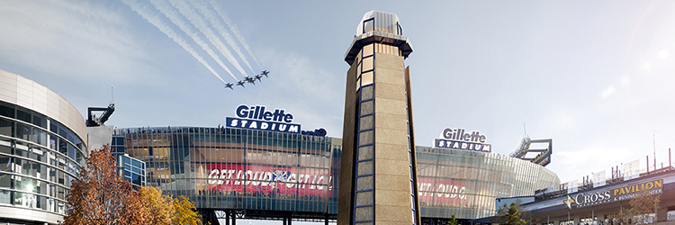 Suffolk chosen by the Kraft  Group to renovate Gillette Stadium - construction is scheduled for completion prior to the 2023 NFL season
