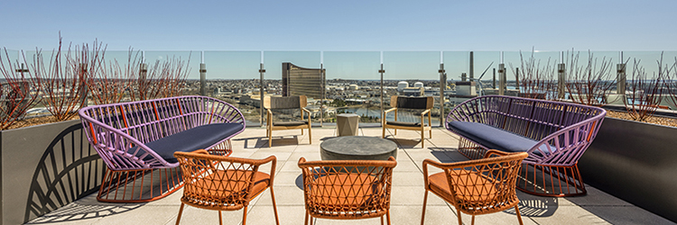 New residential community Miscela at Assembly Row is now open - features 24-stories and 500-units