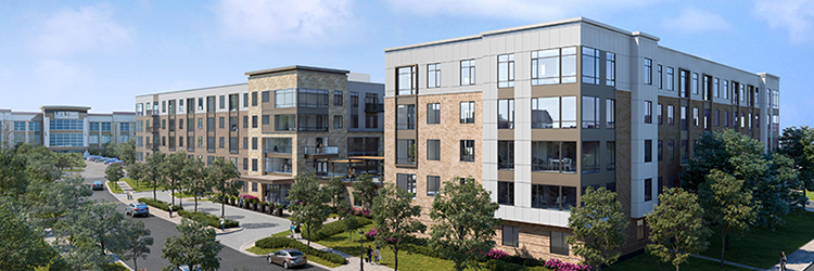 Erland to build new apartment community for Nordblom Company, in partnership with Life Time in Burlington, MA