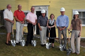 Acella Construction Corp. broke ground on the Hingham Heritage Museum project.