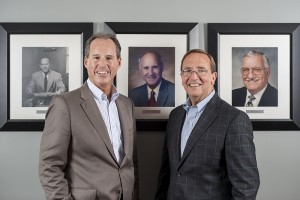 Shown (from left) are: Mark Stebbins, CEO and John Samenfeld, president.