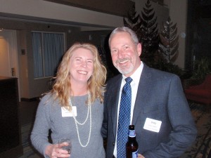 Shown are: Marie Wentling and Greg Johnson of G A Johnson & Associates.