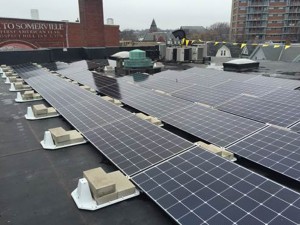 Solar array at 66 Union Street - Somerville, MA